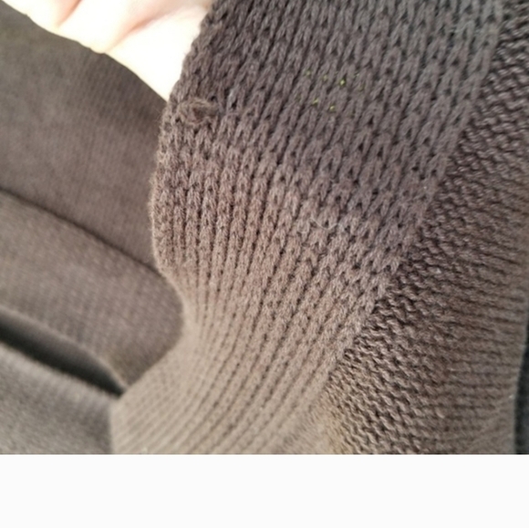 Kikit Plus‎ Size Brown hooded sweater 1X - Picture 10 of 12